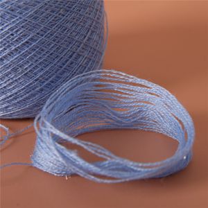 Recyclable Lightweight Spun Wool Yarn , Moistureproof Dyed Polyester Spun Yarn