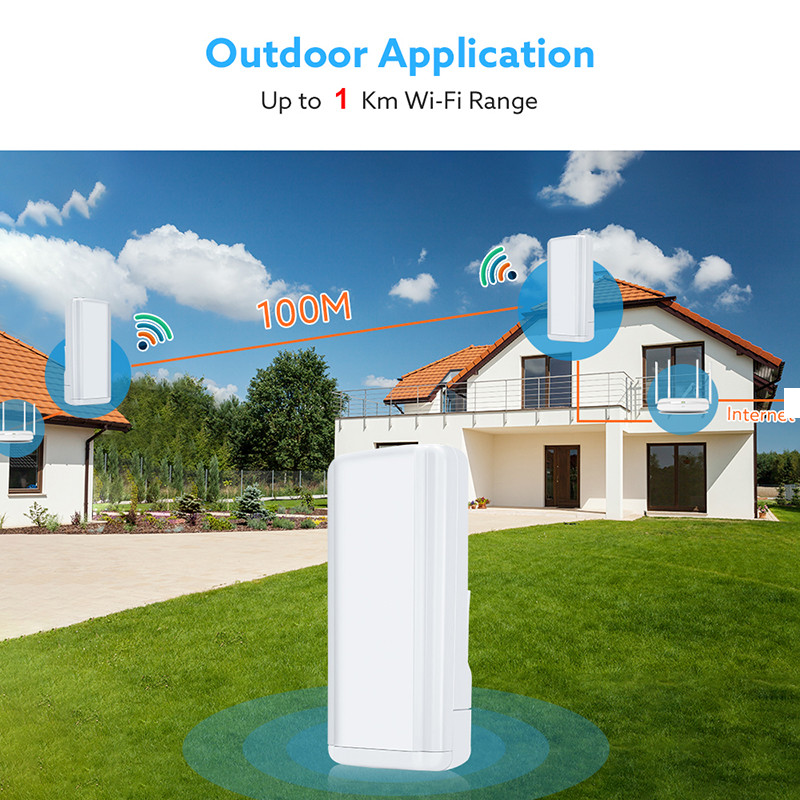 2.4Ghz Wireless Network Bridge 300Mbps Wifi Point To Point Bridge