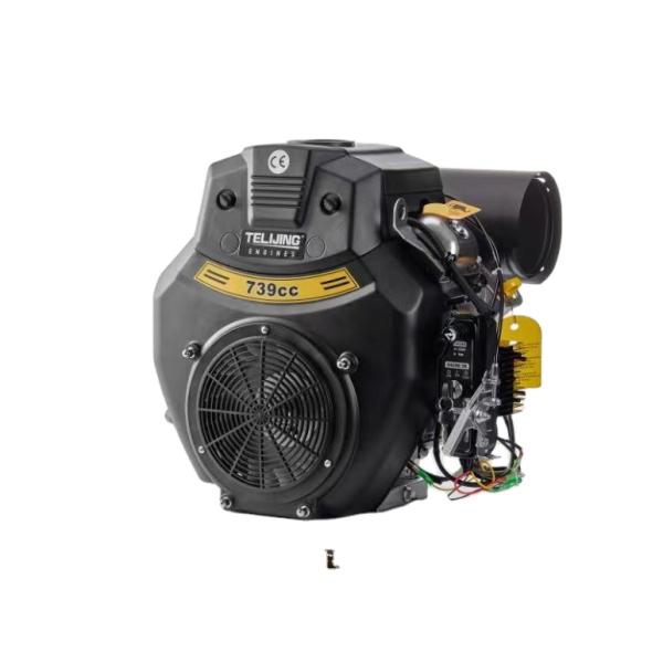27hp 739cc Gasoline Engine with E-Starter and Muffler Loading Qty 20GP/40HQ 81/228