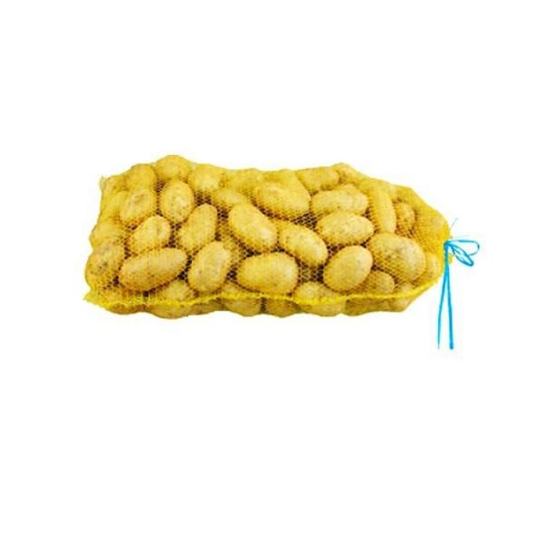 Quality Sample Free and Plastic Vegetable Pack Yellow 50 80 PE Raschel Leno Mesh Bag For Potato for sale
