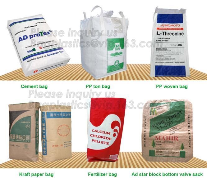 Hot Selling Kraft Paper PP Woven Plastic Cement Valve Bag For 25Kg,kraft paper laminated pp woven sandwich bag for logis