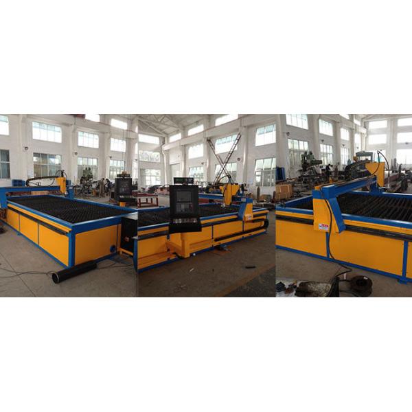 CNC Double Drive Plasma Cutting Machine With One Plasma Gun Table Cutting Hypertherm Plasma Power