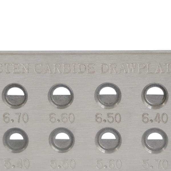 Quality Round Shape Jewelry Accessories Tools Tungsten Carbide Wire Drawplate for sale