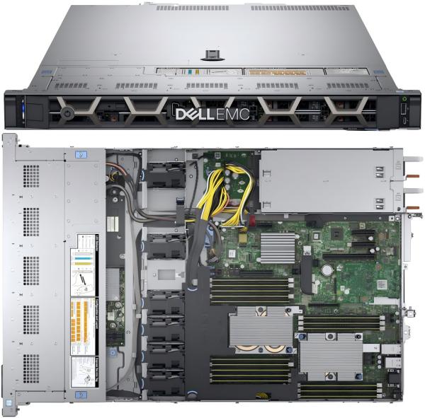 Quality OEM EMC Dell Rack Mount Server R440 16DDR4 DIMM Slots for sale
