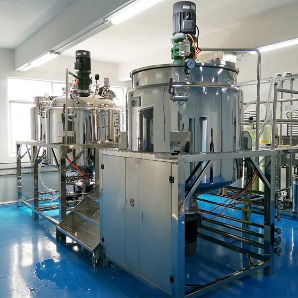 Mayonnaise Sauce Mixer Machine Vacuum Homogenizer SS304 Material