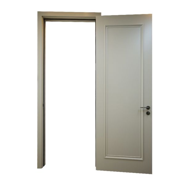 Custom Thickness Solid Wood House Door Manual Opening Modern Interior Entry Doors