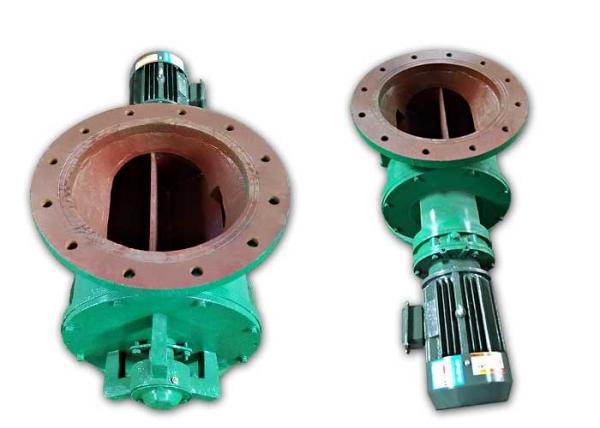 Quality Round Inlet Outlet Impeller Feeder , Rotary Feeder Valve 300mm Diameter for sale