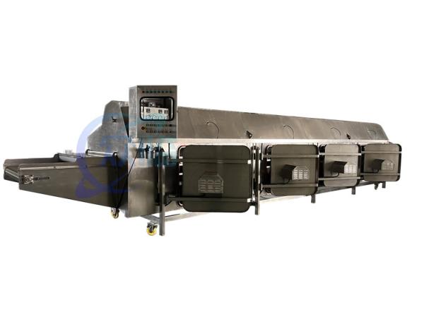 Quality Stable 1000KG Prawn Steam Cooking Machine , Multi Function Shrimp Cooking Line for sale