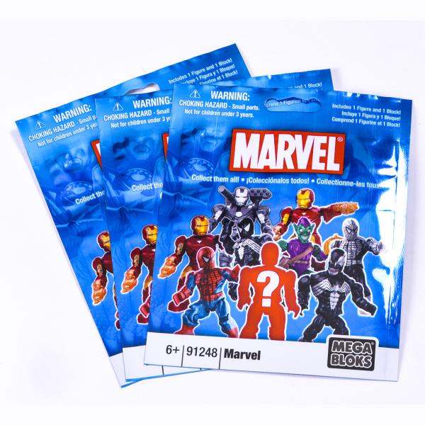 Custom Order Accepted Printing Stand Up Zipper Plastic Bags For Toy Bricks Packaging