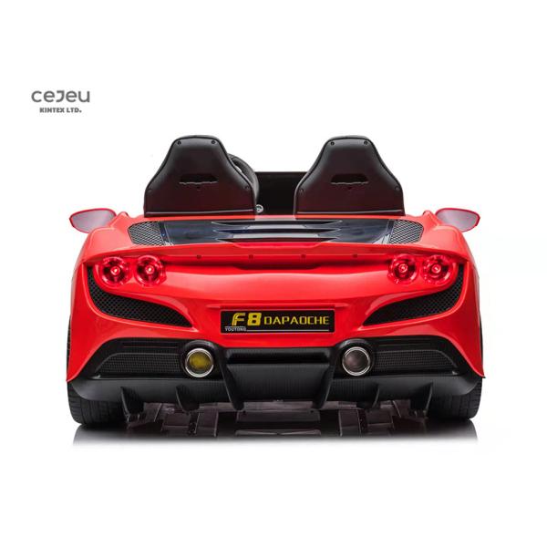 Battery Powered Children'S Electric Toy Car With Leather Seats