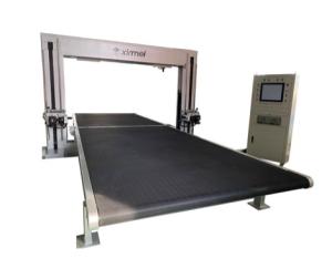 Double Vibrating Foam Cutting Machine High Speed Knife Cutting Machine
