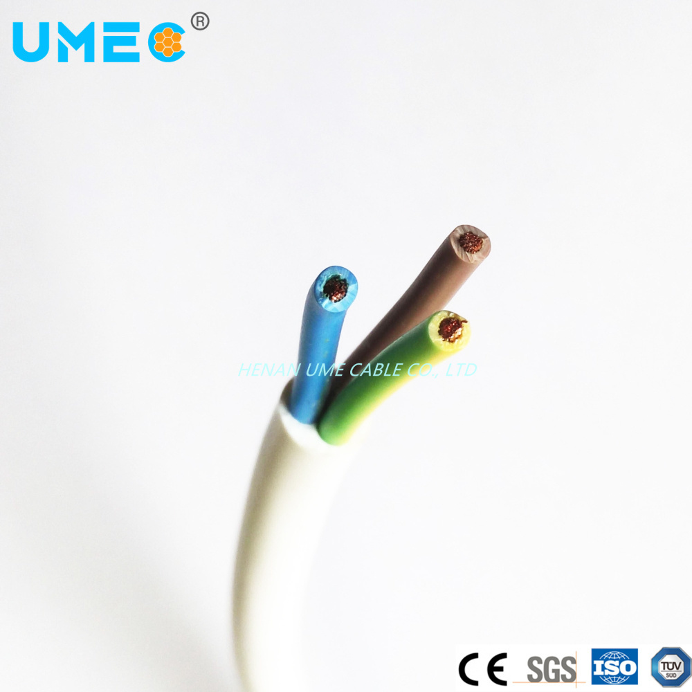 IEC60227 Electrical Rvv Power Cable H05VV-F Wire 2 X 0.75mm2 3 X 0.75mm2 Electrical Cable Wire