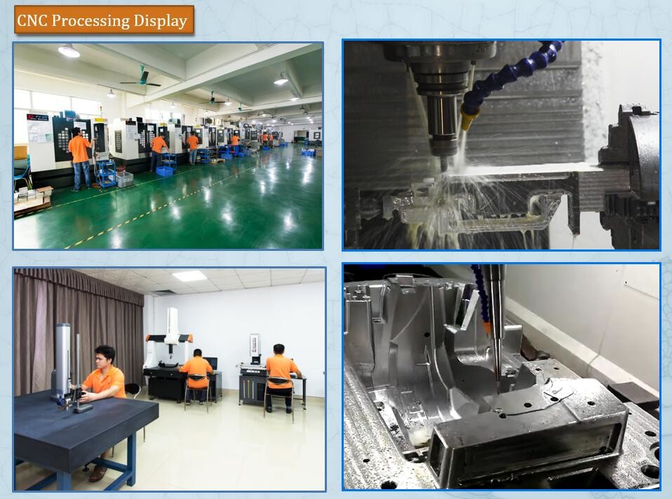 0.005mm Tolerance Precision Injection Mould CNC Machining Part Black Color