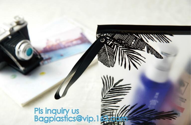 Custom waterproof pvc slider zipper wet bikini bag, zipper lock slider bag/resealable pvc slider zip poly bag, resealabl