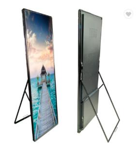 Wifi Floor Standing Led Display , P2.5 Smart Led Poster Display For Shopping Store