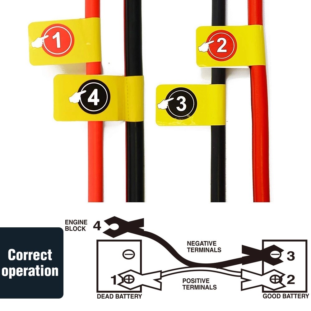 1000a heavy duty jumper booster car battery cable extender jump leads jumper cable emergency booster cables 25mm booster
