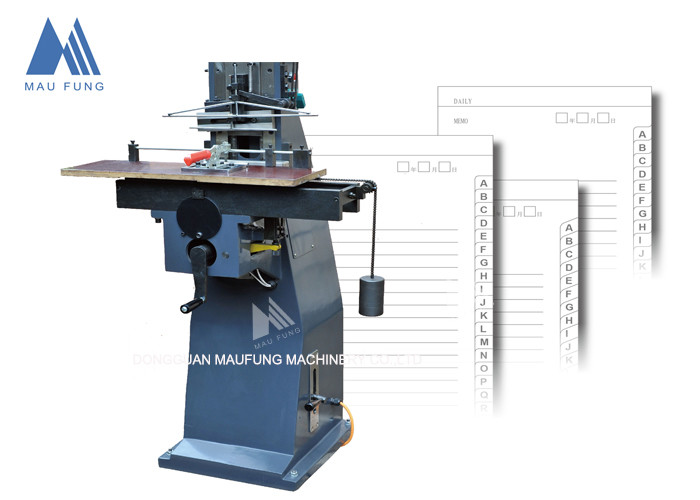 1.2mm 310mm Notebook Index Tab Cutting Notebook Binding Machine