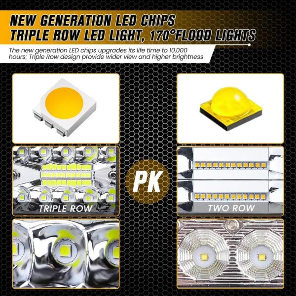 Aluminum Alloy LED Driving Lights 10-30V LED Light Bar For Vehicle