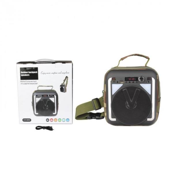 CH-M40 Waistband Bluetooth Speaker can automatically store 50 radio stations, using built-in high-sensitivity