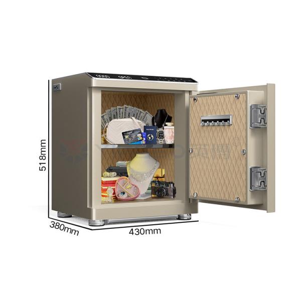 Quality Fingerprint Auto Open Smart Safe Box Customized Night Table Safe for sale