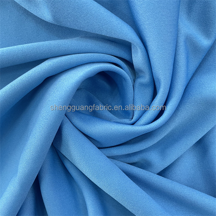 100% Polyester Double Faced Lining Fabric for Loungewear MINT Waterproof Knit Material
