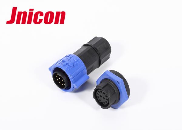 Quality Push Locking Waterproof Socket And Plug Connector 12 Pin IP67 Anti - Deformation for sale