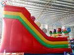 Customized Inflatable Slides Coloruful Candy Inflatable Double Slides Castle
