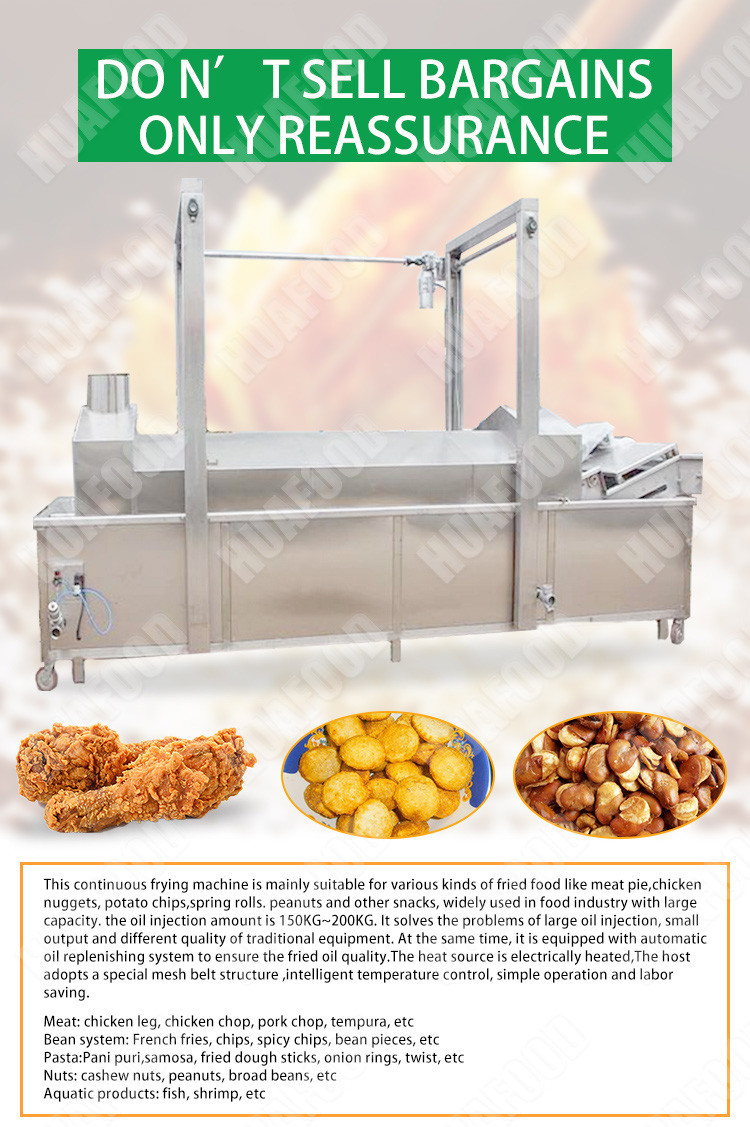 Peanut Frying Machine Automatic French Fry Machine Auto Fry Machine