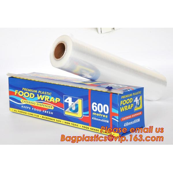 PVC Cling Film Plastic Wrap 30CM X 400M Cheap Food Wrap Film, Pvc Cling Film Jumbo Roll, 11 micron pvc stretch food wrap