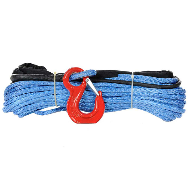 Yellow Red Orange Synthetic Winch Rope 40 Meters Cold Condition Workable