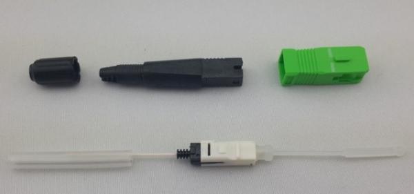 Quality Fast Fiber Optic Connectors SC APC Field Assembly , SC/APC Fusion Splice Connector for sale