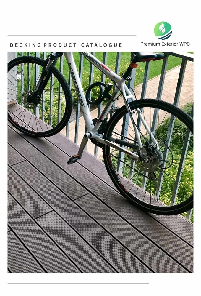 Engineered WPC Floor Decking Customized Wood Plastic Composite Floor Decking