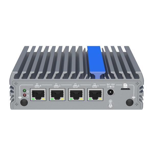 Quality N100 Firewall Micro Mini PC 4 Lan Fanless Pfsense Router for sale