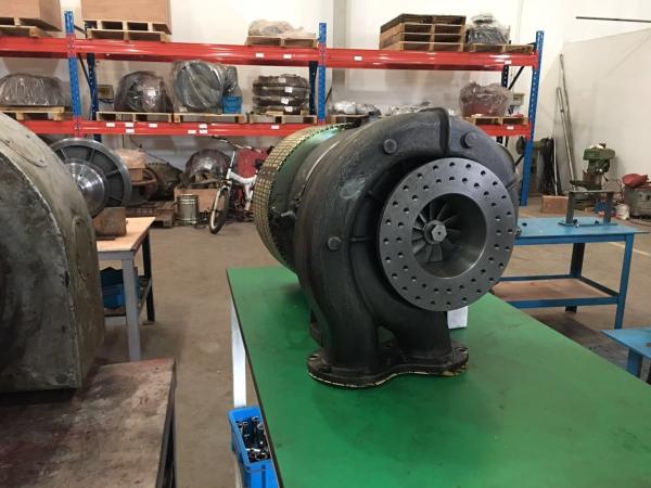Quality Steel Strcuture Marine Diesel Engine Turbocharger High Pressure Ratio Compact Size for sale