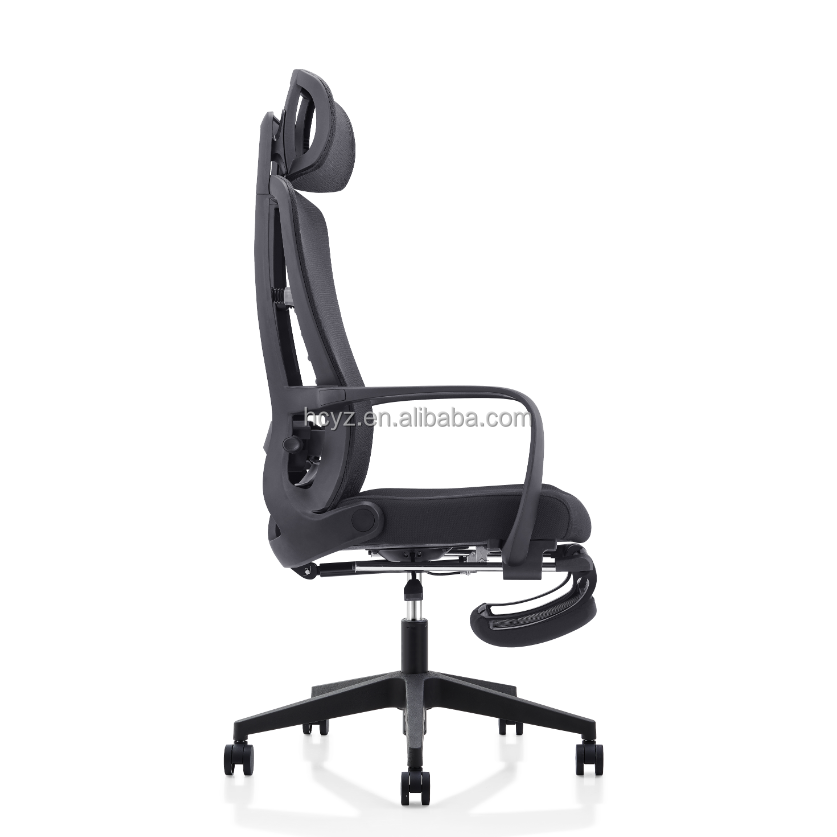 Modern Office Furniture Executive Ergonomic Chair with Adjustable Footrest and Swivel Base