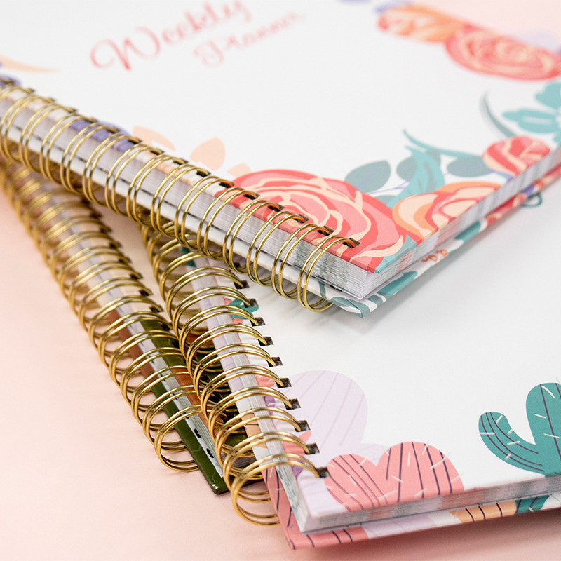 Custom A5 Hardcover Notebook with Round Corner or Right Angle Page Count Customized