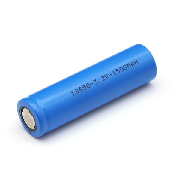 IFR18650 LiFePO4 Battery Cells 3.2V 1500mAh Long Cycle Life Wide Application Range