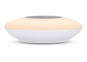 China Compatible Smart Touch LED Bluetooth Speaker Portable Night Light With Radio on sale
