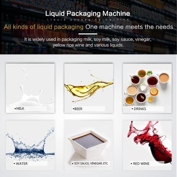 Automatic Heat Cutting Water Liquid Sachet Packaging Machine