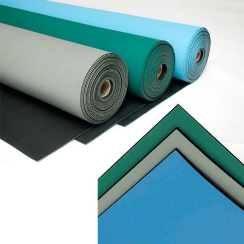 Quality 10e6 - 10e9 ohm ESD Rubber Mat Roll 1m / 1.2m Width Antistatic Table Mat for sale