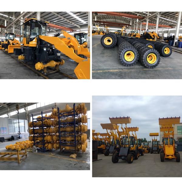 3500mm Max.Dump Clearance Compact Front End Wheel Loader, 2200kg Rate Load Mini Front End Wheel Loader