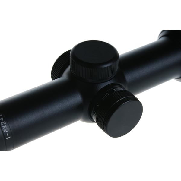 24mm Objective Diameter Red Dot Laser Scope 1-6X24 LPVO Optic Scopes for Professional