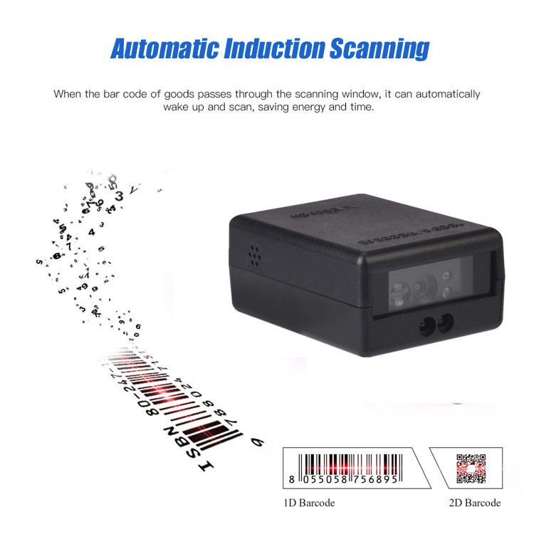 2D QR Scan Engine Barcode Reader Module For Gate Machine Tickets Checking