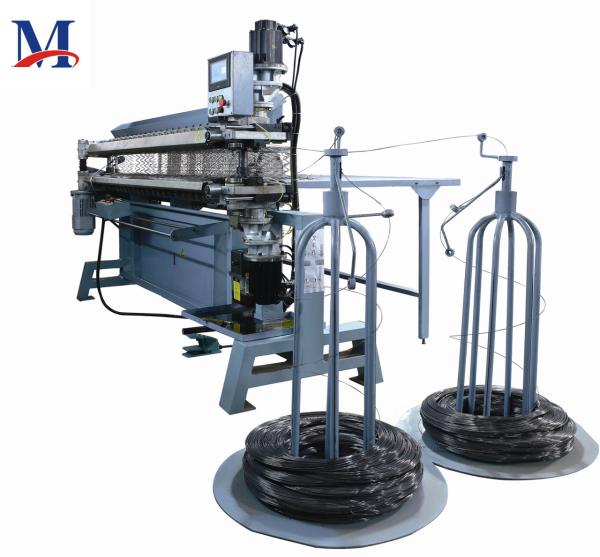 Quality Mattress Bonnel Automatic Spring Making Machine 60 - 80 Bed Nets / Day Productivity for sale