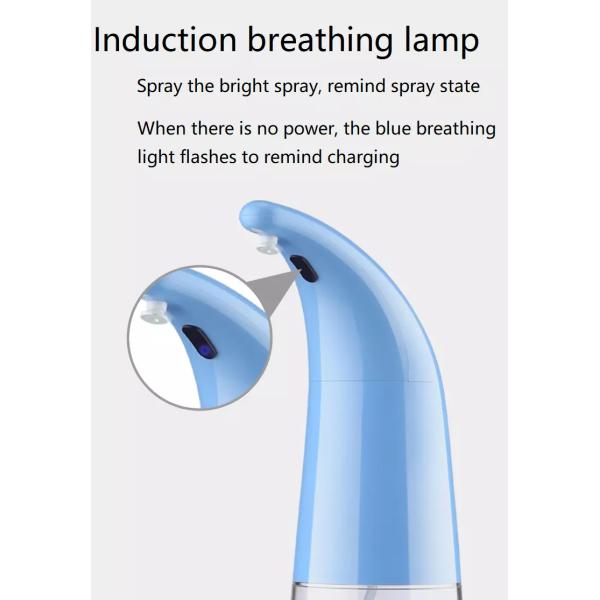 Automatic Alcohol Spray Hand Washing Induction Soap Dispenser For Desktop