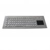 IP67 dynamic waterproof stainless steel industrial keyboard with sealed tough touchpad for sale