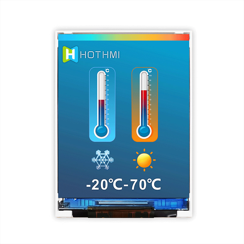 Handheld MCU TFT LCD Display 2.4 Inch 240x320 Sunlight Readable TFT-H02401QVIST8N40