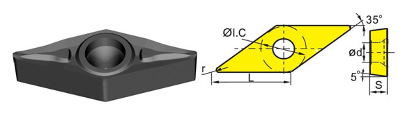 VBMT110202,VBET160404,VBGT160408,VBGT110302,Multi Color Tungsten Carbide Inserts Table Cutting And Easy Chip Breaking