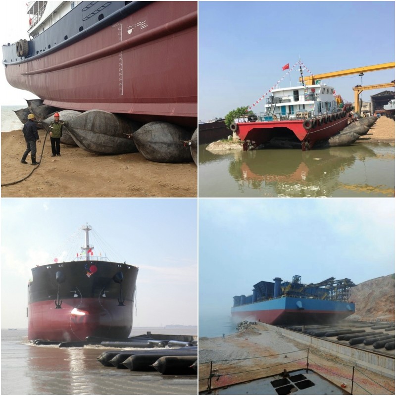 Customized Size Marine Salvage Airbags , Upgrading Boat Lift Air Bags