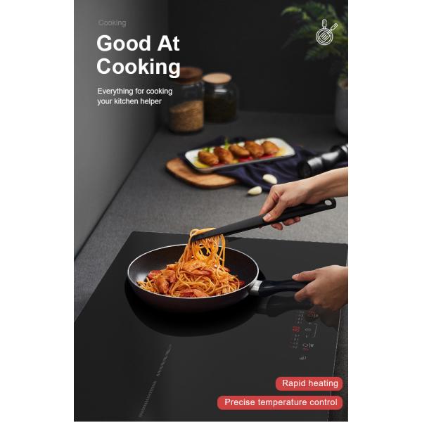 Three Burner Built In Induction Hob Cooktop 6100W Touch Control